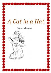 English Worksheet: A Cat in a Hat 