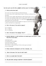 I Robot Worksheet