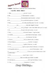 English Worksheet: Future Tense