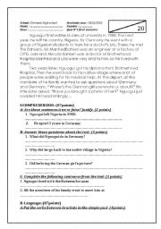 English Worksheet: English teacher