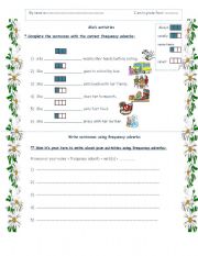 English Worksheet: Alias activities (Frequency adverbs)