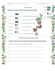 English worksheet: Alias activities (Frequency adverbs)