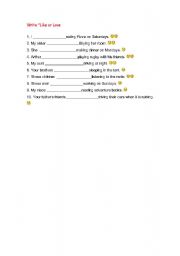 English Worksheet: exercises about feelings