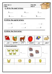 English worksheet: the time