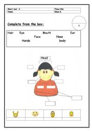 English Worksheet: vocab