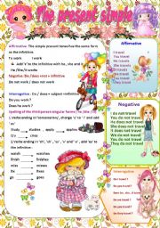 English Worksheet: Present simple tense