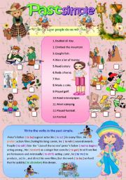 English Worksheet: Past simple