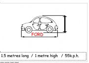 English Worksheet: ADJECTIVES - Comparative and superlative - The_Volvo_is_the_biggest_car_of_all - simple starter