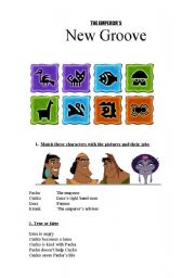 English Worksheet: The Emperos New Groove