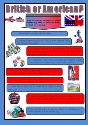 English Worksheet: British or American
