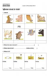 English Worksheet: The story of the little mole  Ӹ  վ! 