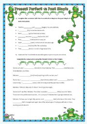 English Worksheet: Past Simple vs Present perfect