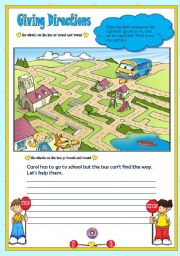 English Worksheet: Directions 