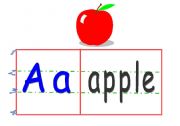 English Worksheet: letters A-G