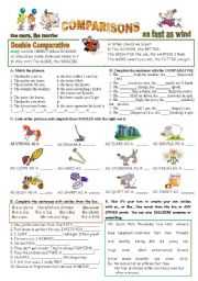 English Worksheet: COMPARISONS