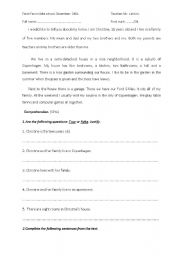 English worksheet: TEST