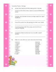 Vocabulary Practice - Feelings