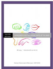 English Worksheet: parts of body