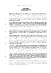 English Worksheet: Hurricane Katrina