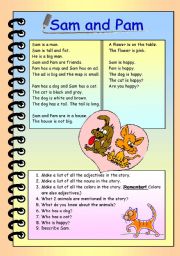 English Worksheet: Reading Comprehension for young learners