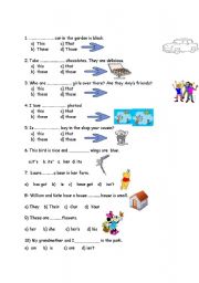 English Worksheet: Quiz for beginners
