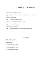 English worksheet: Flatmates - dialogue