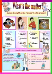 English Worksheet: Health problems