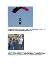 English Worksheet: Introduction to sports