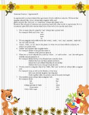 Grammar Practice - Agreement II