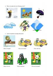 English Worksheet: elementary worksheet