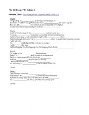 English Worksheet: Fill-in the blank for 