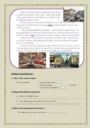 English Worksheet: piccadilly circus