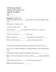 English Worksheet: America The story of US Rebels