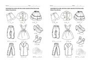 English Worksheet: Clothes