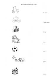 English Worksheet: Toys