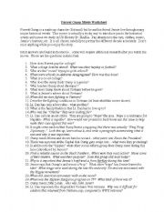 Forrest Gump Movie Worksheet