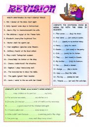 English Worksheet: ENGLISH EXERCISES