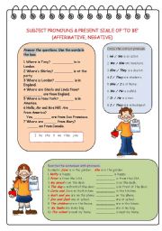 Subject Pronouns and Present Simple of to Be