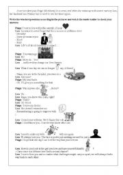 English worksheet: The Vow