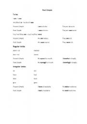 English Worksheet: Past Simple
