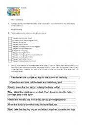 English Worksheet: robots the film