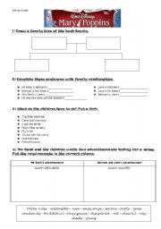 English Worksheet: Mary Poppins