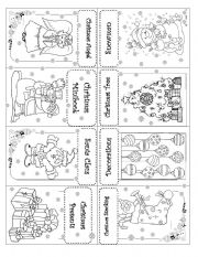Christmas Mini Book Esl Worksheet By Snowflake33