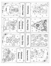 English Worksheet: ***CHRISTMAS MINI BOOK***