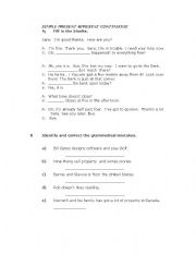 English Worksheet: GRAMMAR