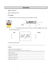 English Worksheet: worksheet about the film  singing in the rain
