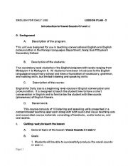 English Worksheet: Teaching the vowel sounds ii and I
