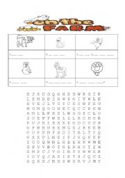 English worksheet: ON THE FARM