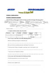 English Worksheet: love boat