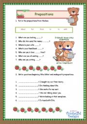 prepositions